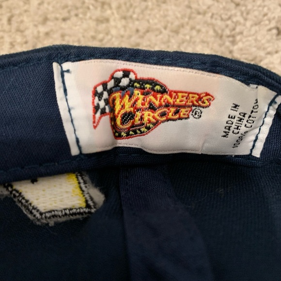 Vintage Jeff Gordon NASCAR Strapback Hat Big Logo Racing Cap - Picture 6 of 7
